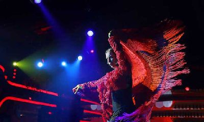 Foto promocional de La Negra en el tablao flamenco Las Setas en Sevilla